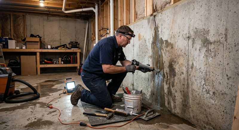 Basement Foundation Sealing in Fredericksburg, VA