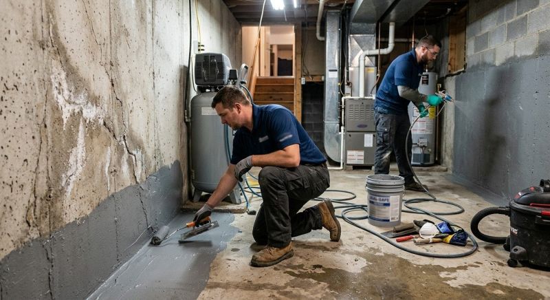 Basement Concrete Sealing Service